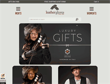 Tablet Screenshot of leatherglovesonline.com